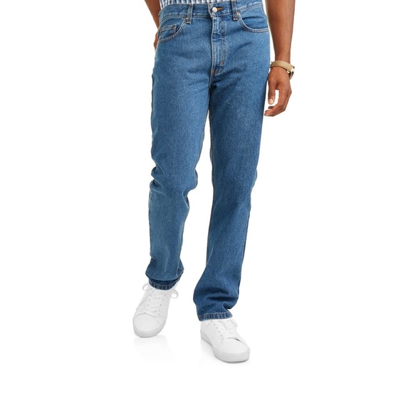 Men's Regular Fit Blue Jeans 35x32 NWT - Picture 9 of 10